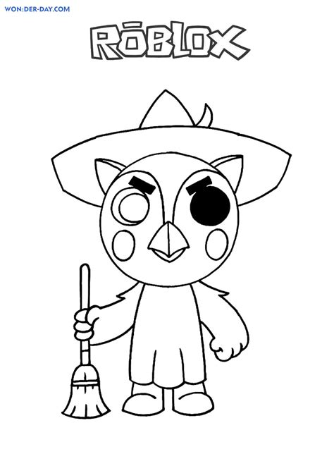 Piggy Roblox coloring pages | WONDER DAY — Coloring pages for children