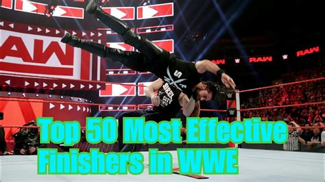 Top 50 Most Effective Finishers In Wwe Youtube