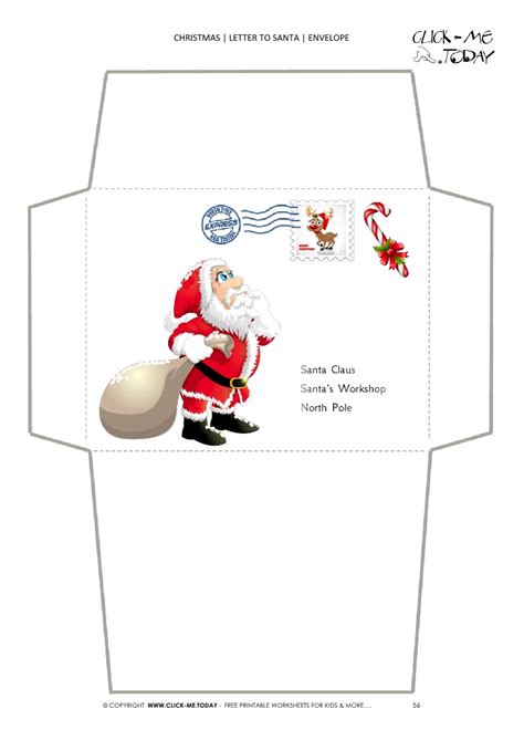 Now while santa and his deer are super important, there really wouldn't be. Santa Claus Printable Envelopes Free