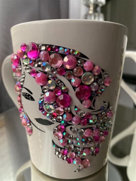 Personalized Bling Coffee Mug Diy Mug Designs Mugs Custom Wine Glass