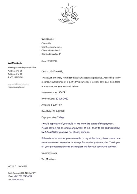 Past Due Letter To Customer Collection Letter Template Inside Past