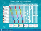 Euro 2020 Match Schedule - Football Championship Timetable. All ...