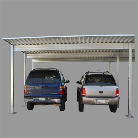 Shop for carport canopies in carports. 4 Post 2 Vehicle Carport used as patio cover | Steel carports, Carport canopy