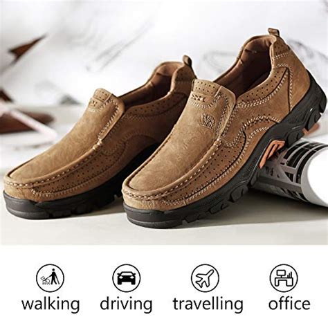 See more ideas about calf skin, dress shoes men, mens casual shoes. CAMEL CROWN Mens Loafers Slip On Loafer Leather Casual ...