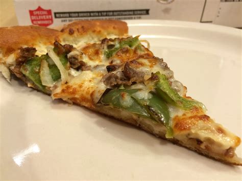 We Tried The New Philly Cheesesteak Pizza At Papa Johns Heres