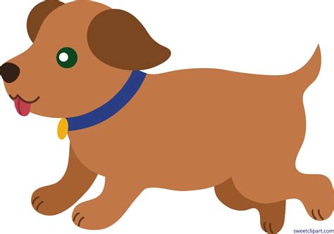 Cute Brown Puppy Clip Art Free Dog Images