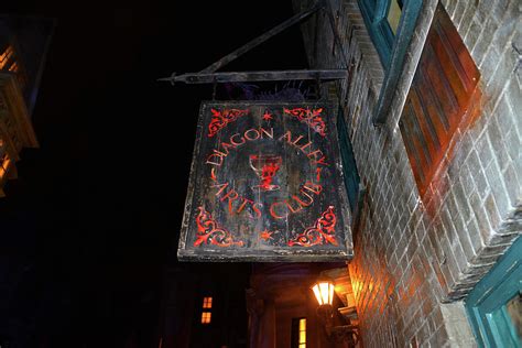 Diagon Alley Arts Club Sign Photograph By David Lee Thompson Pixels