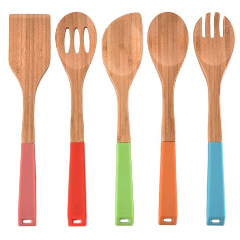Silicone Cooking Utensils Wood Handles Nonstick Cookware Kitchen Tool