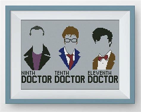 Buy 2 Get 1 Free Doctor Who Cross Stitch Pattern Pdf Counted Cross