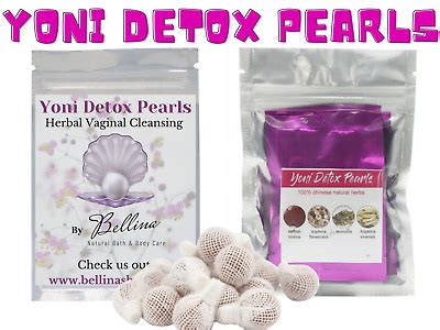 Yoni Detox Pearl Natural Herbal Tampons Cleans Uterus And Vagina EBay