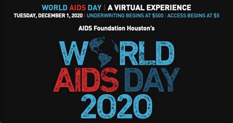 world aids day houston 2020 virtual experience events calendar greater houston lgbt chamber of