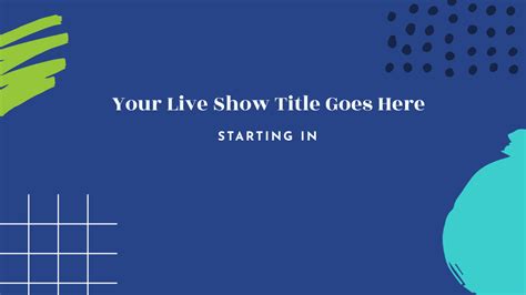 How To Create A Professional Live Video Overlay Free Templates Easil