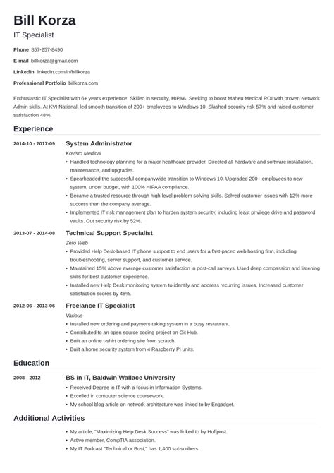 18 Professional Resume Profile Examples For Any Job