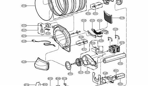 DRUM AND MOTOR PARTS GAS Diagram & Parts List for Model 79690512900