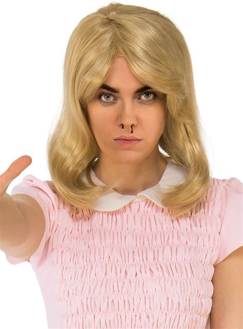 Womens Stranger Things Eleven Costume Wig Transform Into Your Favourite Stranger Things