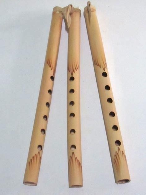 Talali adalah alat musik tiup yang terbuat dari bambu berukuran sekitar 50 cm dengan diameter 2 cm dan memiliki 3 lubang untuk resolusi udara tempat. Gambar Suling Bambu Toraja