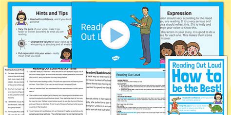 Reading Out Loud Lesson Pack Hecho Por Educadores Twinkl