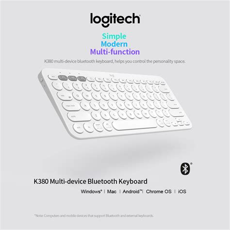 Logitech K380 Wireless Bluetooth 30 Keyboard Easy Switch Keyboard