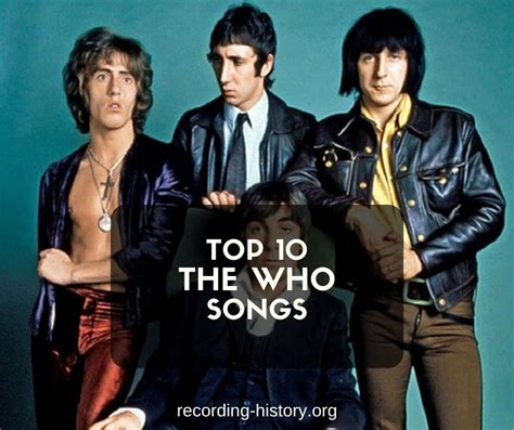 10 Best The Who Songs And Lyrics All Time Greatest Hits