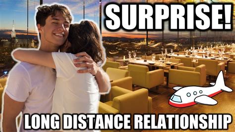 Surprising My Girlfriend Emotional Long Distance Relationship Youtube