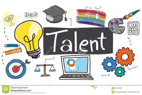 Talent Occupation Abilities Capacity Expertise Concept Stock ...