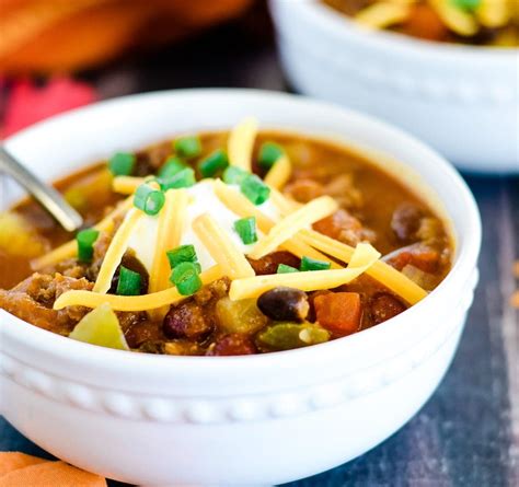 Pumpkin Chili Recipe Filled With Meat Vegetables Lil Luna