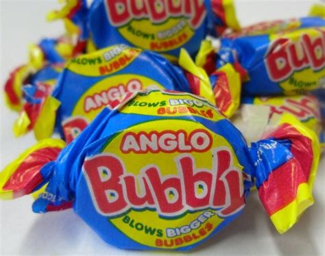 Anglo Bubbly Bubble Gum 200g Pear Flavour Bubble Gum Of Our Early Years