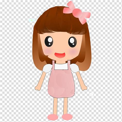 Cartoon Drawing Girl Cute Girl Transparent Background Png Clipart