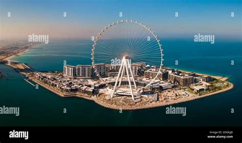 Bluewaters Island And Ain Dubai Ferris Wheel On In Dubai United Arab
