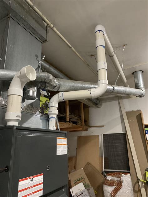 Goodman Furnace Installation Correct Its Not Connected To Chimney But