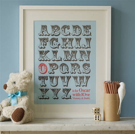 Grab these totally free printable alphabet wall art pieces and posters. Personalised Alphabet Art Print By Modo Creative ...