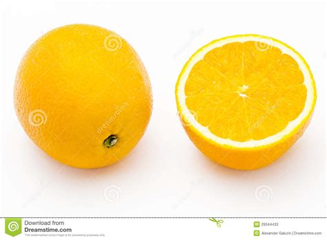 Whole And Halved Oranges Stock Image Image Of Life Halved 29344433