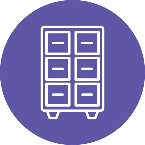 Filing Cabinet Icon Style 6137293 Vector Art At Vecteezy