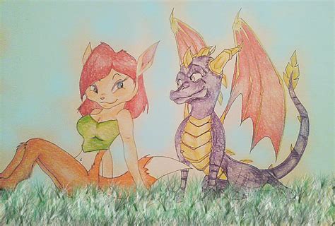 Spyro And Elora By Je93xo On Deviantart