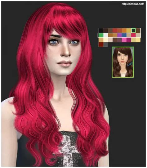 Simista Cazy S Sorrow Hairstyle Retextured Sims 4 Hairs