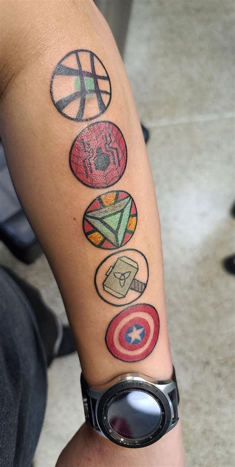 Just Got A Tattoo For Some Of My Favorite Avengers Rmarvelstudios
