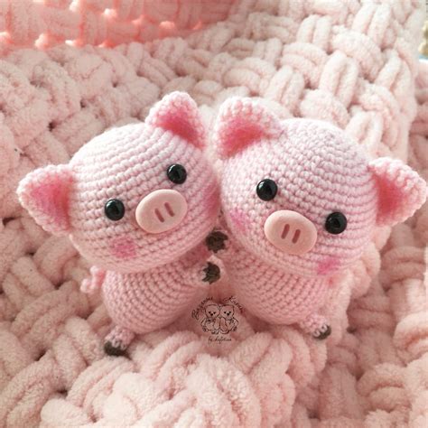 Chat Crochet Crochet Mignon Crochet Pig Crochet Gifts Crochet Dolls