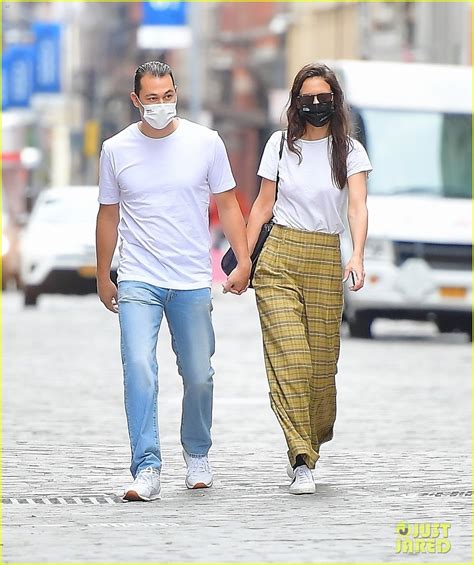 Katie Holmes Holds Hands With Boyfriend Emilio Vitolo During Stroll In