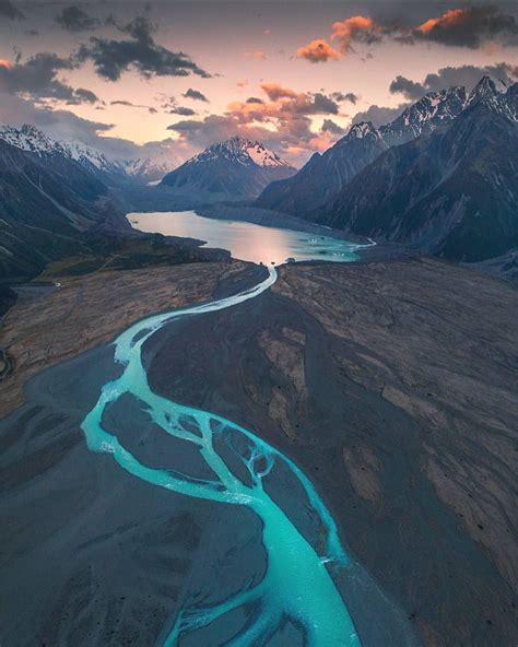 Tasman Lake New Zealand 💜💜💜 Picture By Maxrivephotography