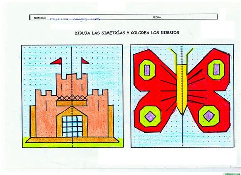 Simetría Para Niños De Primaria Web Del Maestro