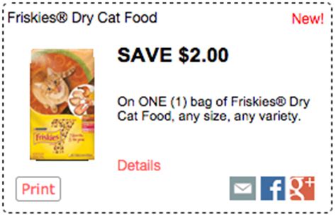 Buying food for your cat comes with the territory. *New* $2.00 Friskies Cat Food Coupon + Target Deal