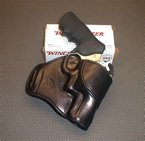 Ruger Alaskan Leather Holster Black Right Avenger Style