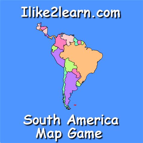 America South America Map Quiz