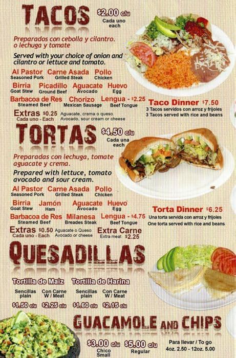 Hay Una Tendencia Implacable Turista Carta Tacos Al Pastor