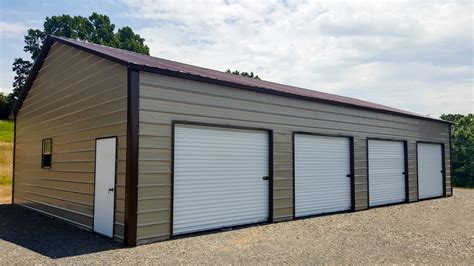 4 Car Steel Garages For Sale Shop Now American Carports Inc