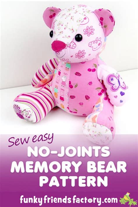 Melody Memory Bear Pattern Pdf Etsy Memory Bears Pattern Free Teddy