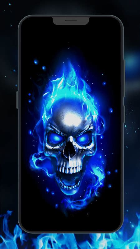 We hope you enjoy our growing collection of hd images to use as a background or home screen for your please contact us if you want to publish a black skull phone wallpaper on our site. blue fire skull live wallpaper Free Android Live Wallpaper download - Download the Free blue ...