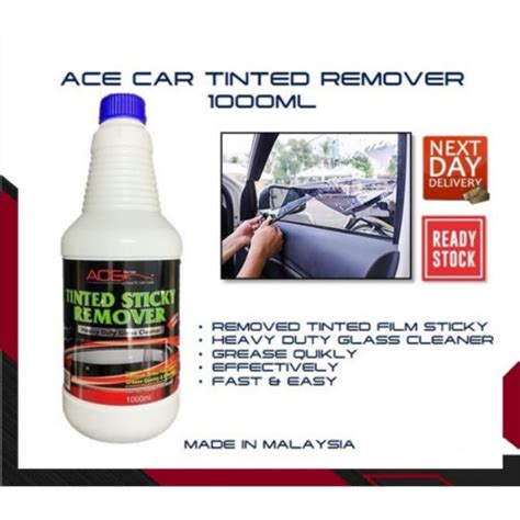 Tinting film & tinted film. Ace Ultimate Car Care Tinted Tint Film Sticky Glue Remove ...