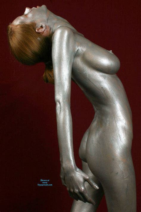 Body Painted Statue Preview March Voyeur Web