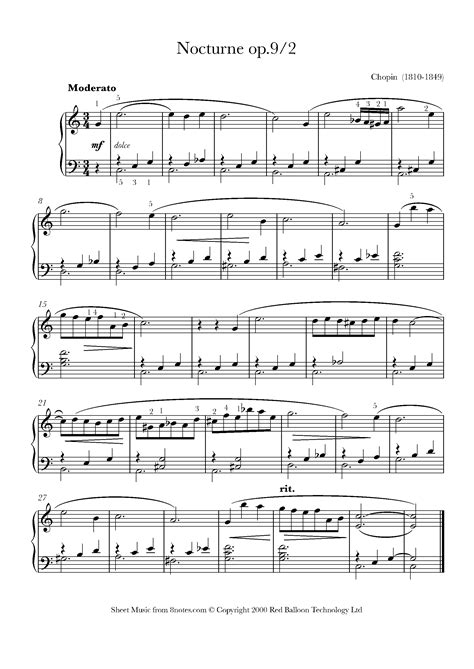 5 Popular Easy Arrangements Of Chopin Piano Pieces
